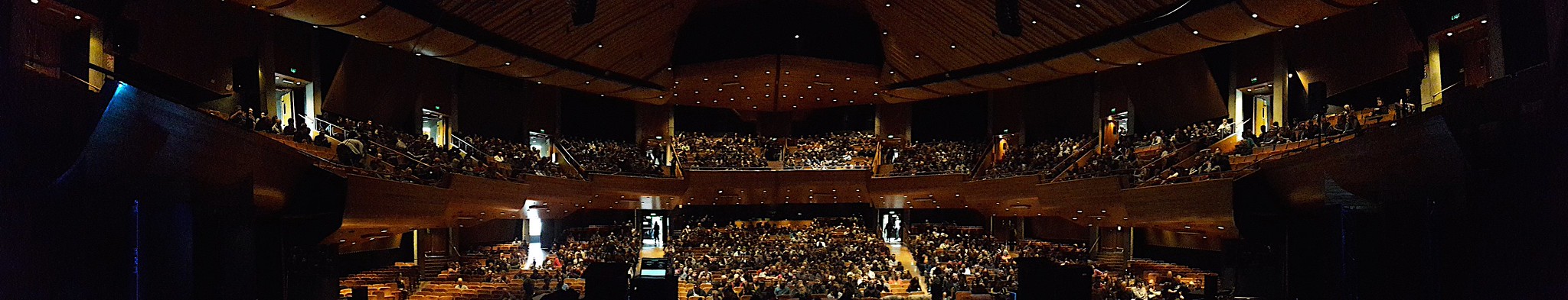 The auditorium for talks at Kiwicon X