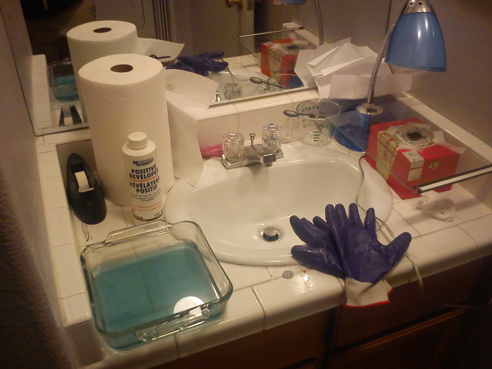 Bathroom with all supplies.